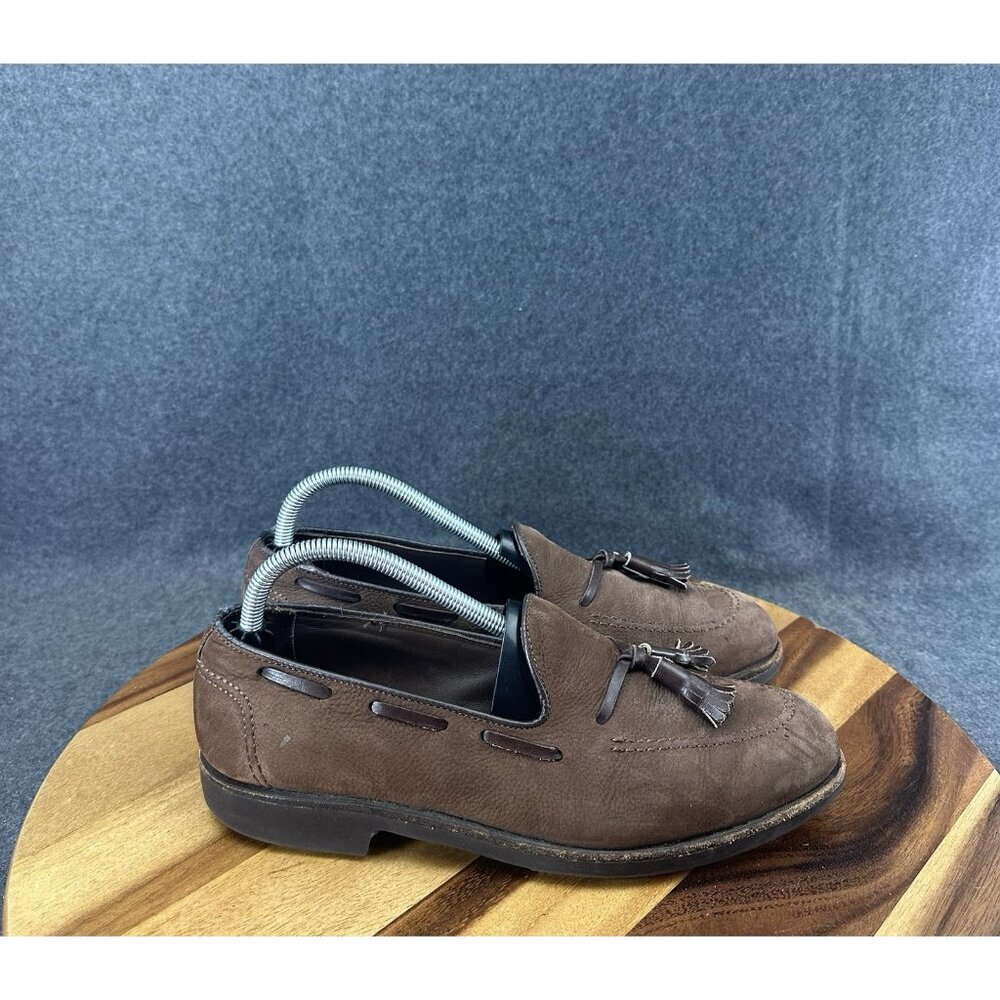 Footjoy Classic Brown Tassel Loafers Vibram Soles Golf Shoes 78606 Mens Sz 8.5B